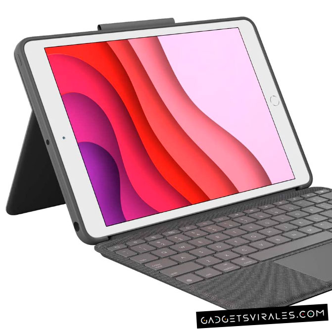 Funda Logitech Combo Touch Trackpad Cover para iPad (7.ª, 8.ª y 9.ª generación). Gadget Informático | gadgetsvirales.com