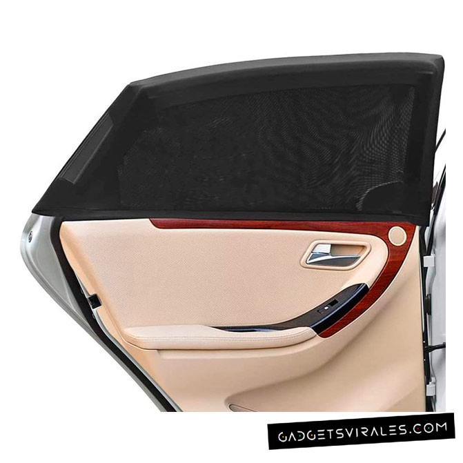 Parasol de Ventana de Coche con protección UV para Bebes, Niños y Mascotas. Parasol ventana de auto. Gadget para Coche | gadgetsvirales.com