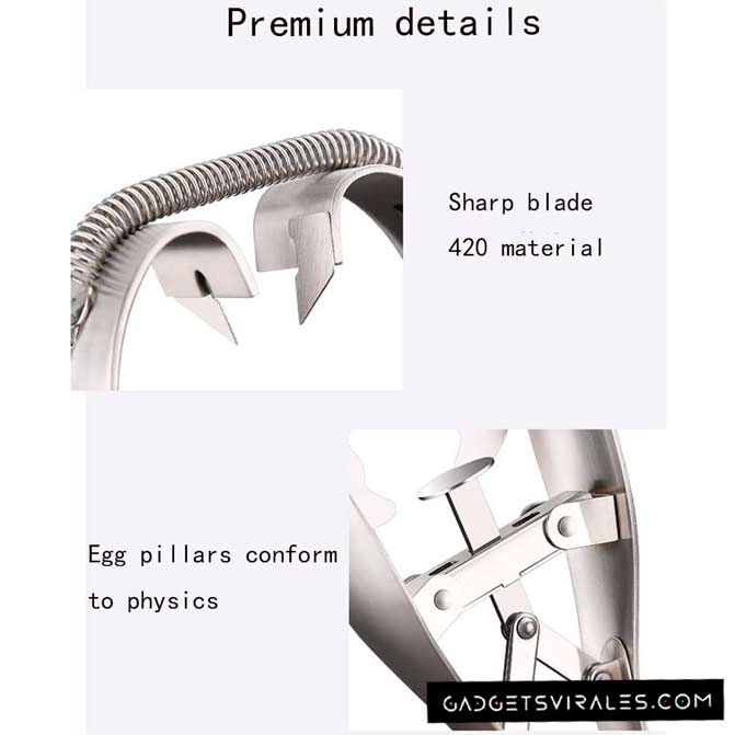 Detalles del Abridor de Huevos OUKEYI. Gadget para Cocina | gadgetsvirales.com