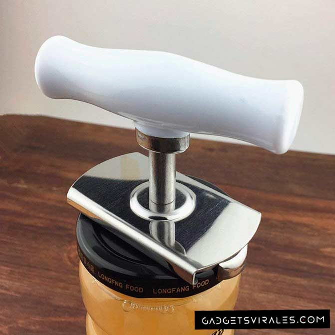Abridor de tarros botes de Cristal Xrten. Gadget para Cocina | gadgetsvirales.com