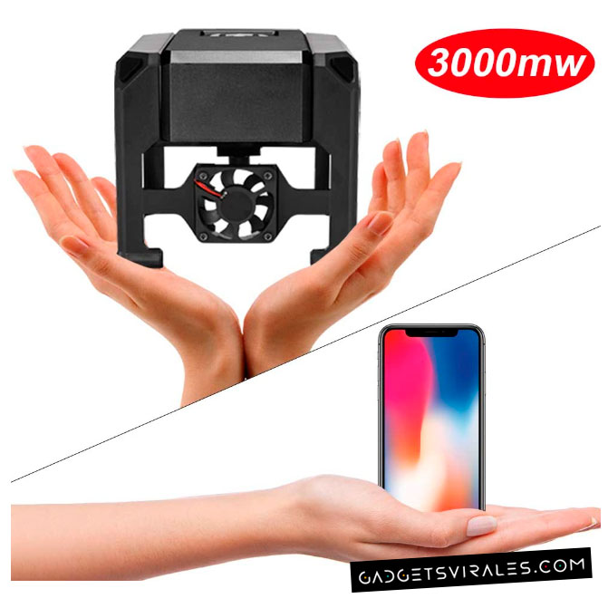 Grabador Tallador Laser de Escritorio 3000 mw