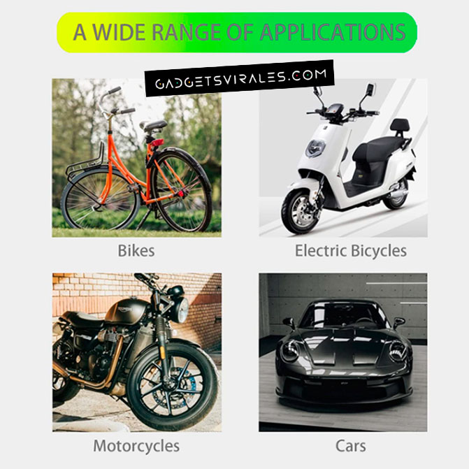 Tapones Fluorescentes para Ruedas de Coche, SUV, Moto, Camión, Bicicletas. Gadgets para Coche | gadgetsvirales.com