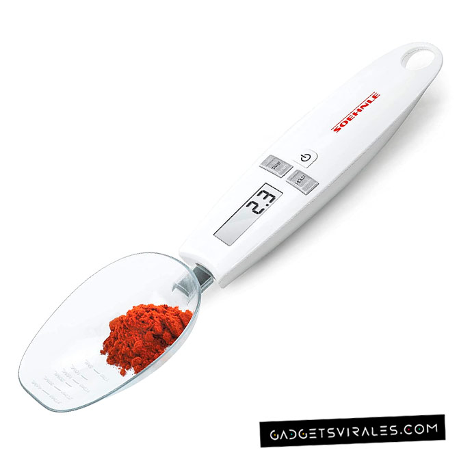 Cuchara Medidora Digital de Mano para Cocina | Soehnle. Gadget para Cocina | gadgetsvirales.com