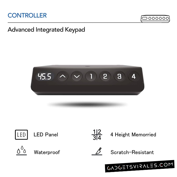 Controlador Escritorio de Pie Elevable Ajustable Automáticamente en Altura para PC