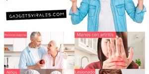 Abrelatas Eléctrico Automático para Artritis en Manos, Dedos y Muñecas. PilasAA