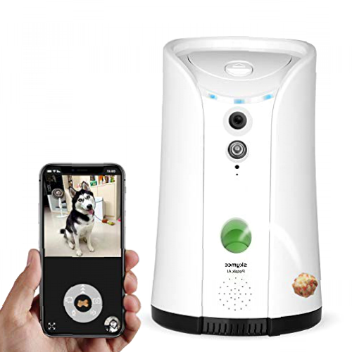 SKYMEE Petalk AI: Cámara para Perros con Lanzamiento de Golosinas, Audio Bidireccional y Visión Nocturna